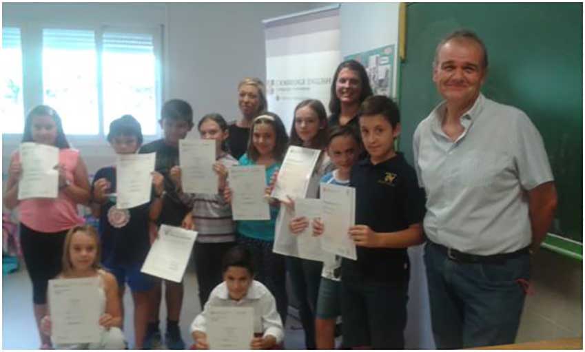 Entregados los certificados a los candidatos for schools de los centros NSP