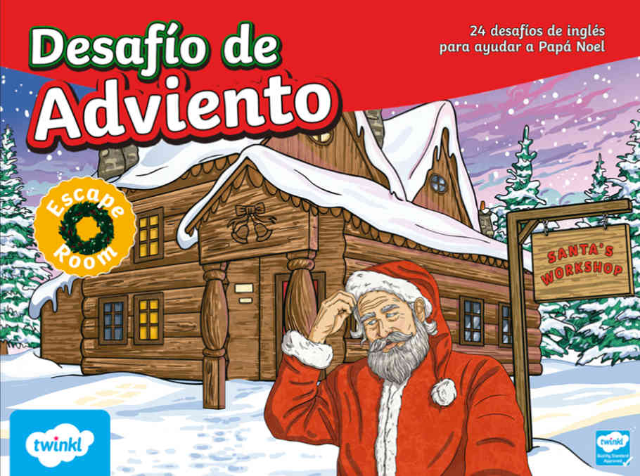 Calendario de Adviento Navideño para Aprender Inglés